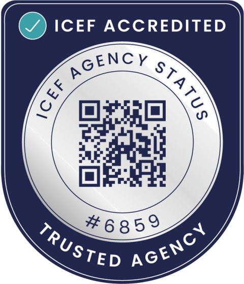 ICEF Accredited Agency seal