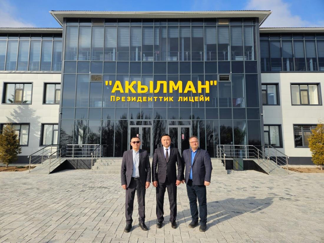 "Akylman" Presidential Lyceum, a partner school campus visited by CAC representatives